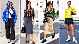 20 Granny Square Crochet Long Sleeve Top Outfit Ideas