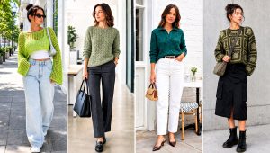 20 Green Crochet Jumper Outfit Ideas for Everyday Comfort