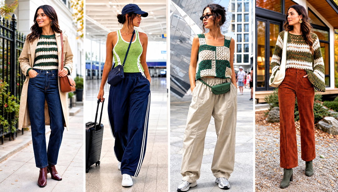 20 Green and White Crochet Top Outfit Ideas for Fresh Looks