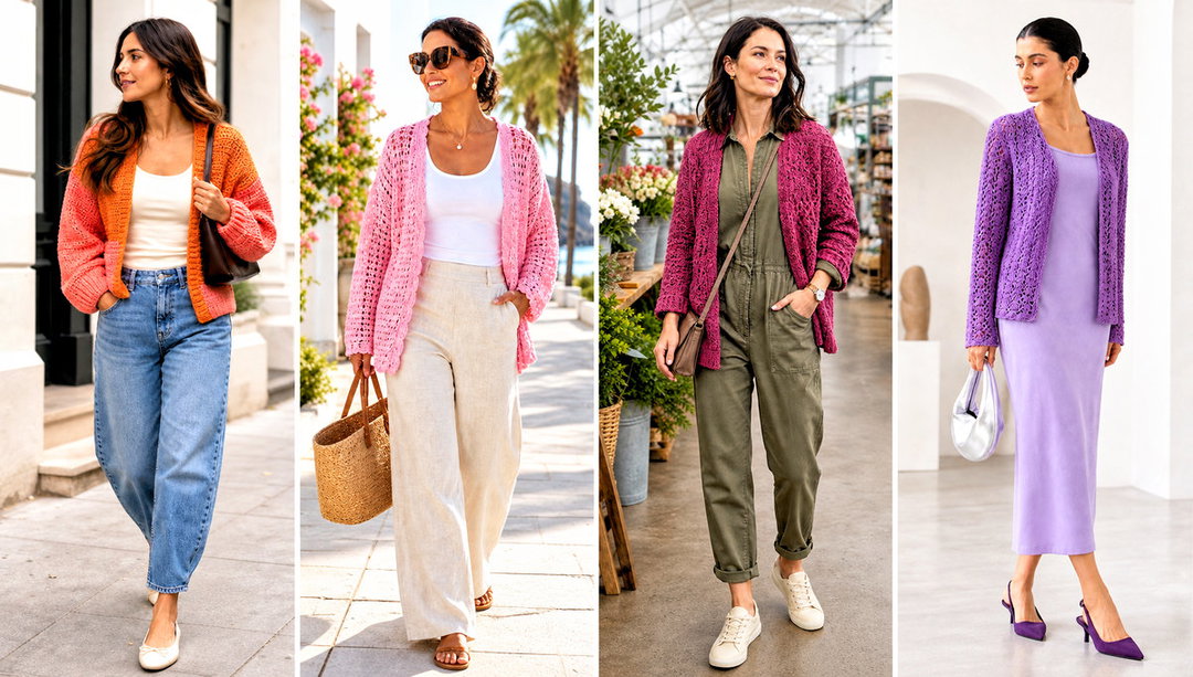 20 Habitat Crochet Cardigan Outfit Ideas for Cozy Days