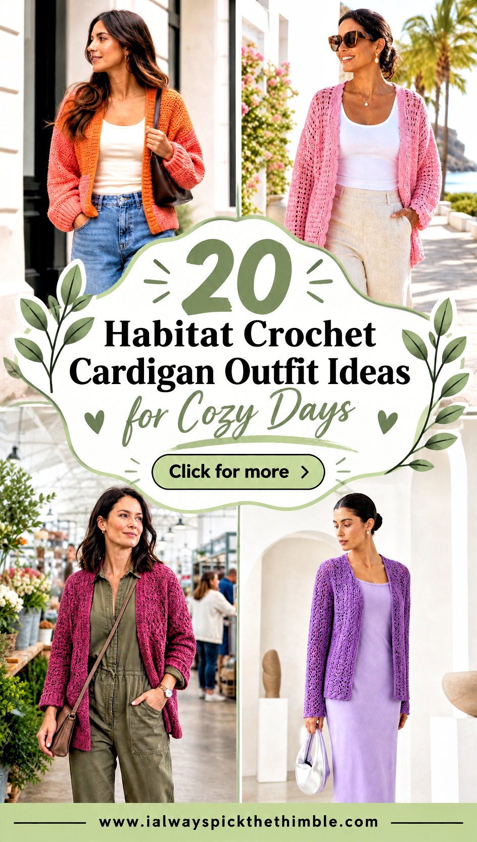 20 Habitat Crochet Cardigan Outfit Ideas for Cozy Days - 20 Habitat Crochet Cardigan Outfit Ideas for Cozy Days