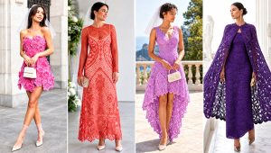 20 Handmade Crochet Wedding Dress Outfit Ideas for Brides