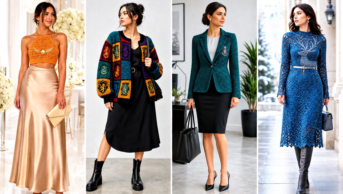 20 Harry Potter Crochet Clothes and Outfit Ideas to Layer