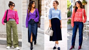 20 Hollow Out Crochet Sweater Outfit Ideas for Light Layers