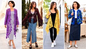 20 Irish Crochet Cardigan Outfit Ideas for Lace Lovers