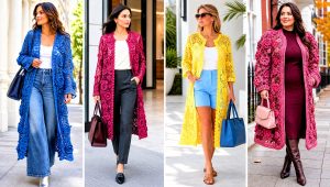 20 Irish Crochet Coat Outfit Ideas for Dressy Occasions