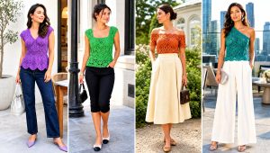 20 Ivy Crochet Top Outfit Ideas for Garden Party Looks