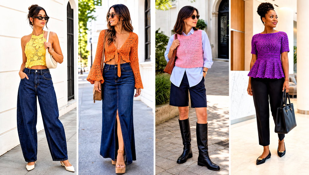20 Jaded London Crochet Top Outfit Ideas for Nights Out