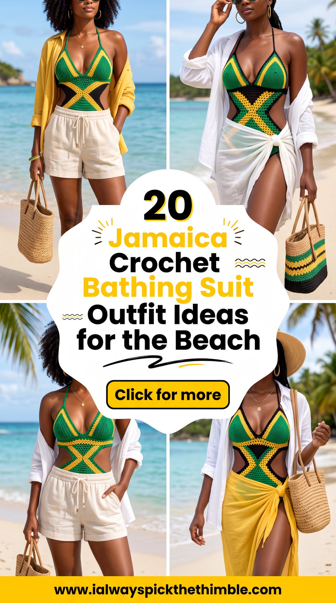 20 Jamaica Crochet Bathing Suit Outfit Ideas for the Beach - 20 Jamaica Crochet Bathing Suit Outfit Ideas for the Beach