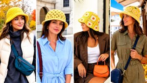 20 Lemon Crochet Bucket Hat Outfit Ideas for Sunny Outings