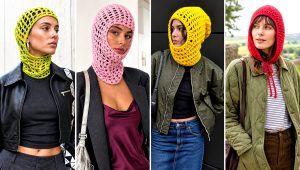 20 Loose Crochet Balaclava Outfit Ideas for Streetwear