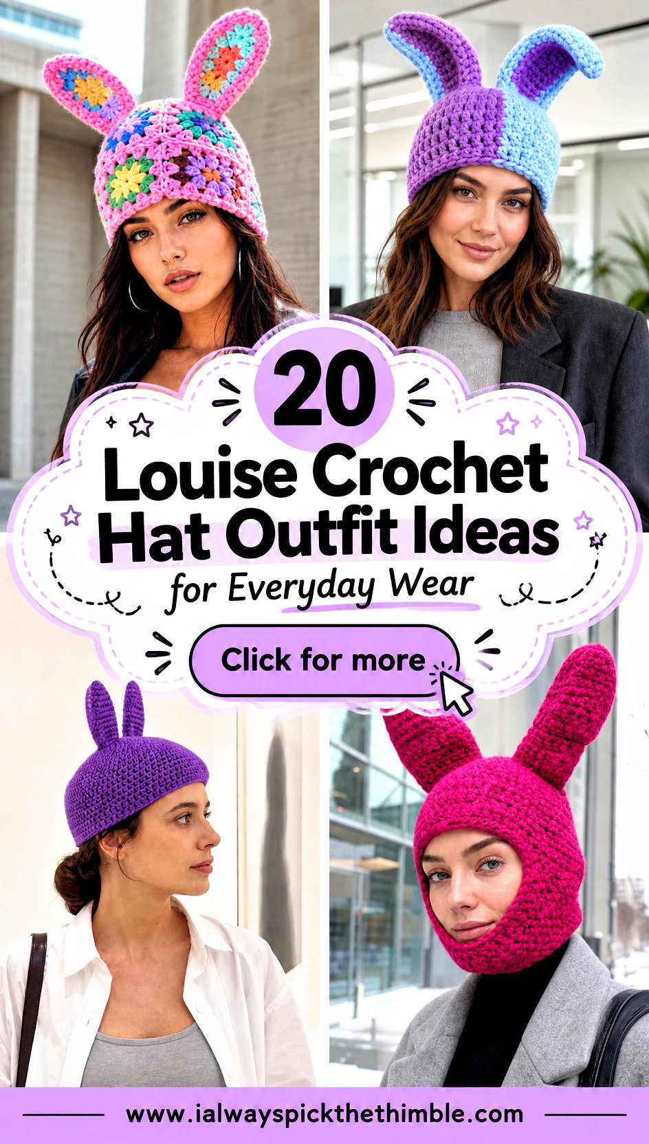20 Louise Crochet Hat Outfit Ideas for Everyday Wear - 20 Louise Crochet Hat Outfit Ideas for Everyday Wear