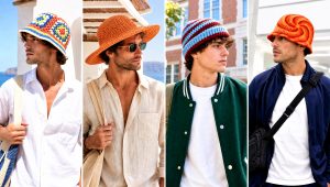 20 Male Crochet Hat Outfit Ideas for Casual Menswear