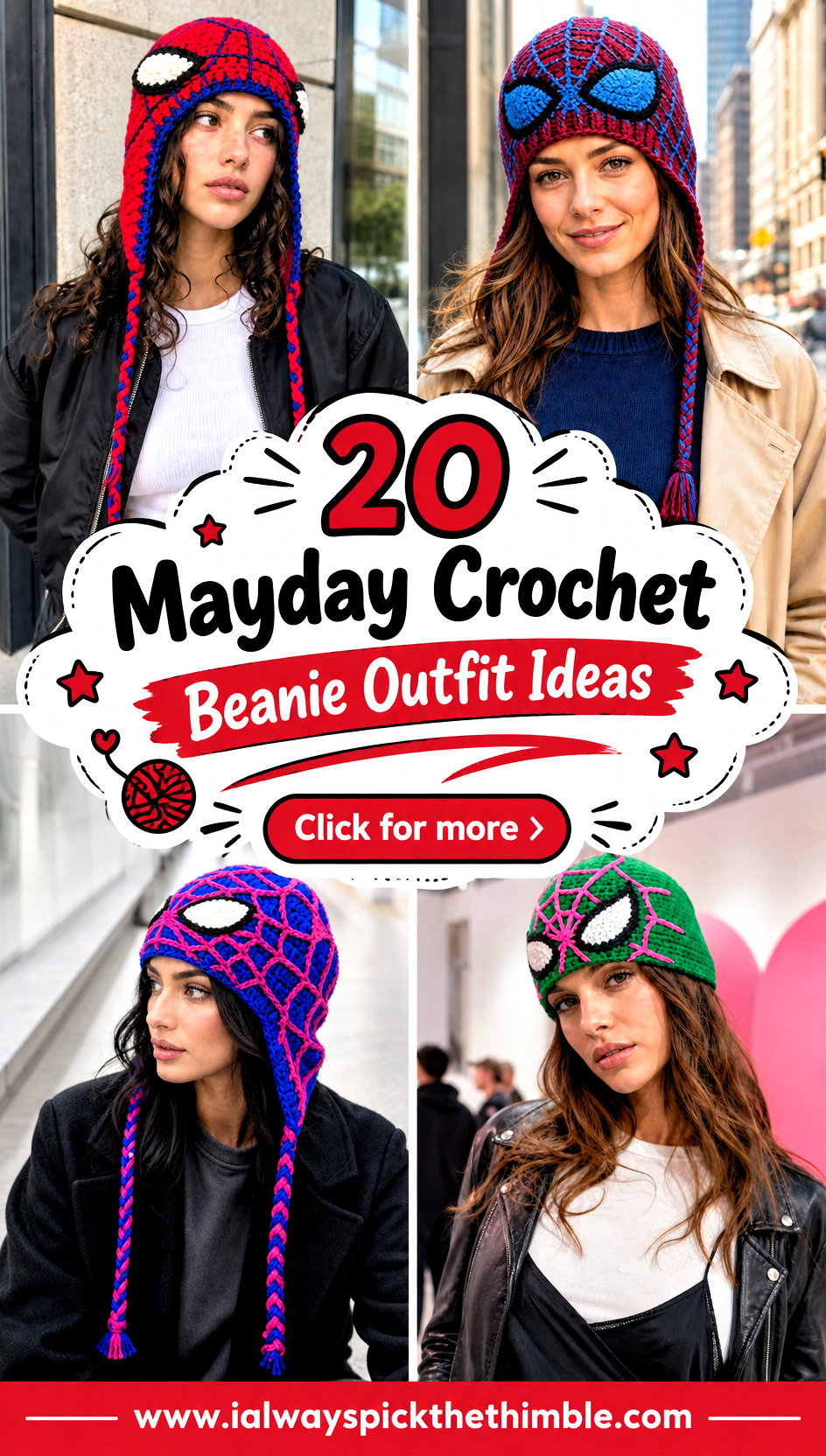 20 Mayday Crochet Beanie Outfit Ideas for Playful Style - 20 Mayday Crochet Beanie Outfit Ideas for Playful Style