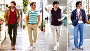 20 Men’s Crochet Vest Outfit Ideas for Smart Casual Layers