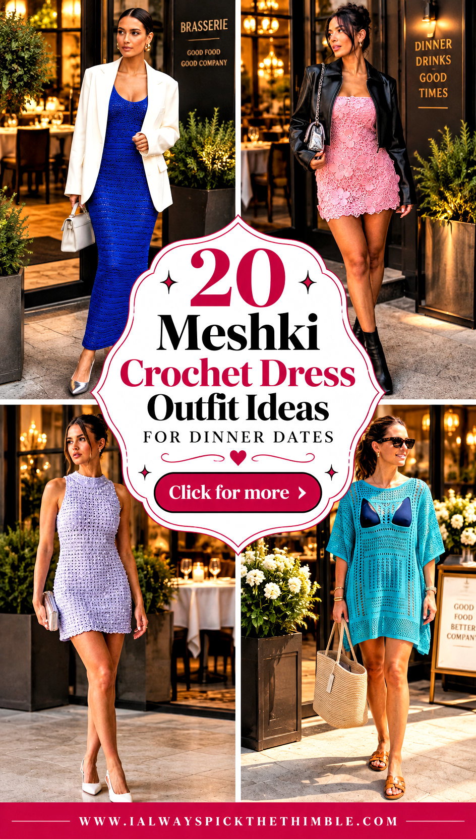 20 Meshki Crochet Dress Outfit Ideas for Dinner Dates - 20 Meshki Crochet Dress Outfit Ideas for Dinner Dates