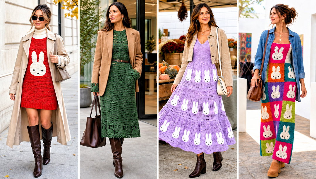 20 Miffy Crochet Dress Outfit Ideas for Playful Looks
