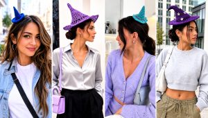 20 Mini Crochet Witch Hat Outfit Ideas for Halloween