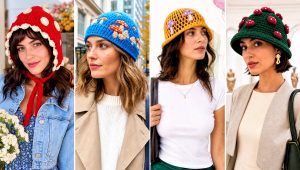 20 Mushroom Crochet Hat Outfit Ideas for Cozy Weekend Looks
