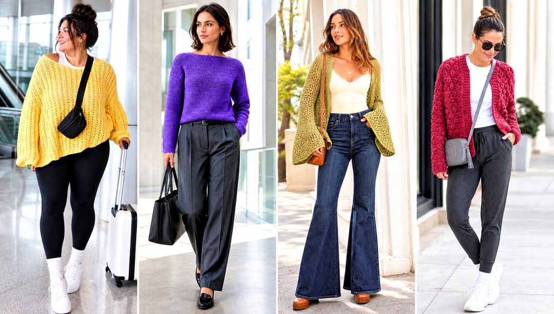 20 One Panel Crochet Sweater Outfit Ideas for Easy Layers