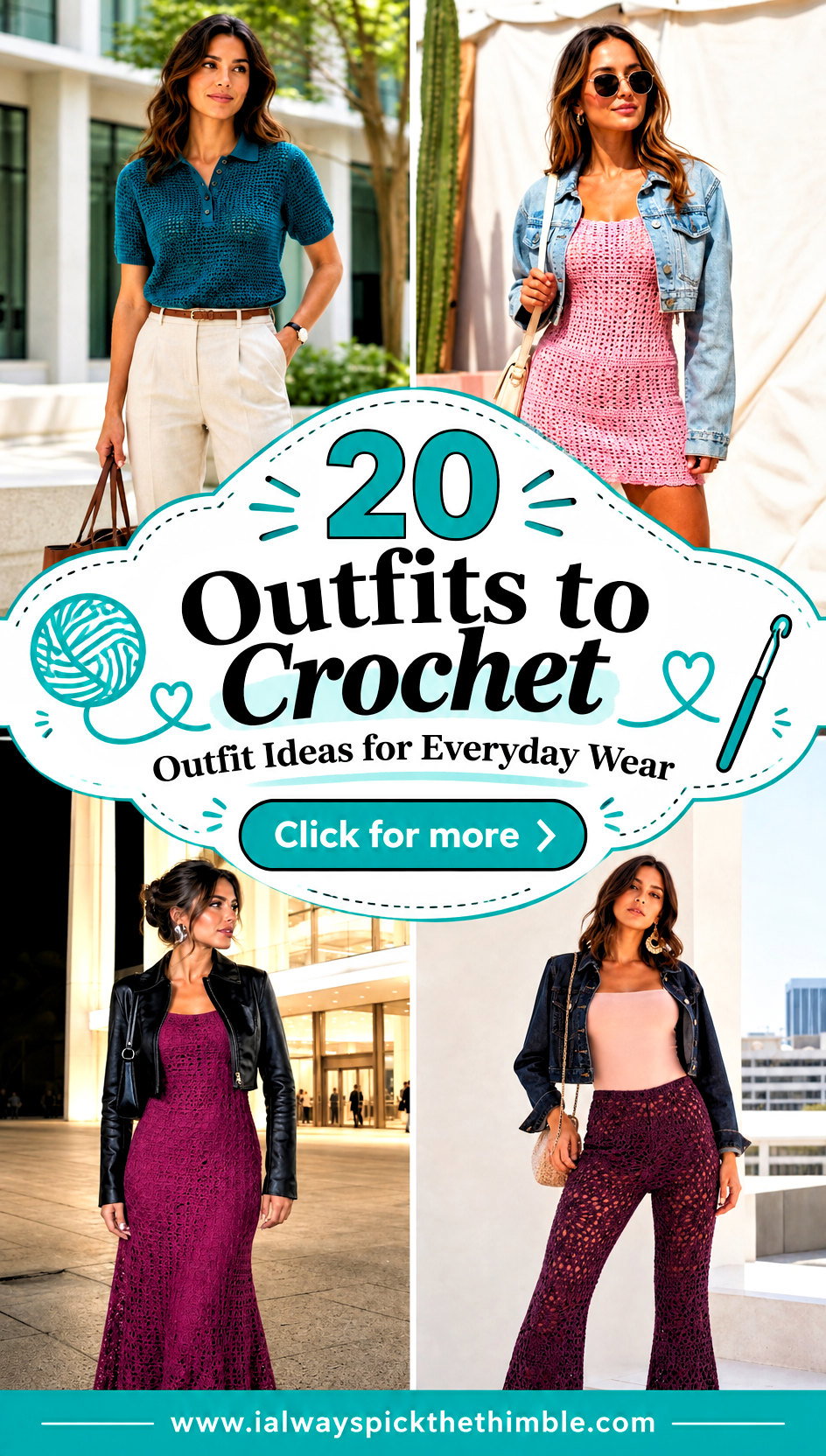 20 Outfits to Crochet Outfit Ideas for Everyday Wear - 20 Outfits to Crochet Outfit Ideas for Everyday Wear