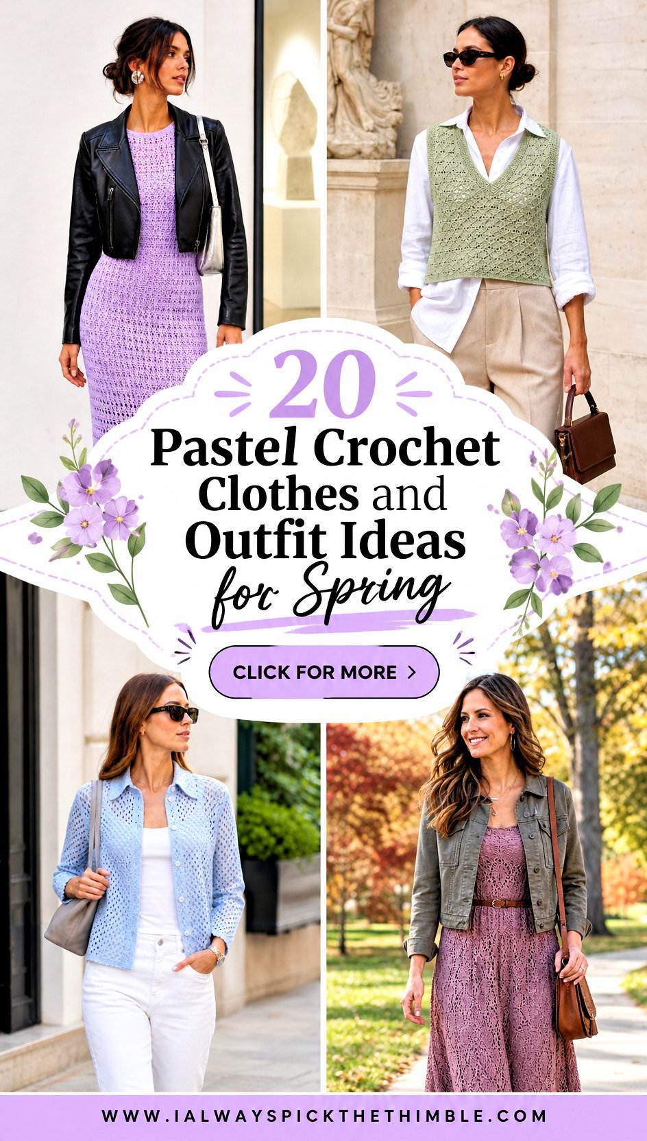 20 Pastel Crochet Clothes and Outfit Ideas for Spring - 20 Pastel Crochet Clothes and Outfit Ideas for Spring