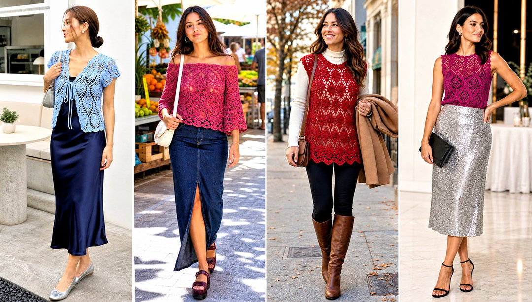 20 Pineapple Crochet Top Outfit Ideas for Beach Getaways