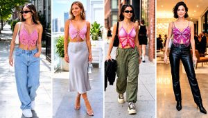 20 Pink Butterfly Crochet Top Outfit Ideas for Festivals