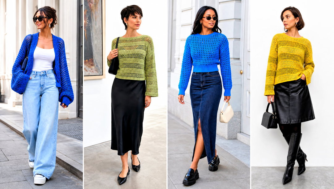 20 Pixie Crochet Sweater Outfit Ideas for Woodland Style