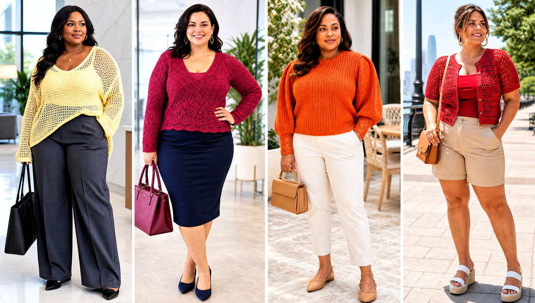 20 Plus Size Crochet Sweater Outfit Ideas for Cozy Weekends