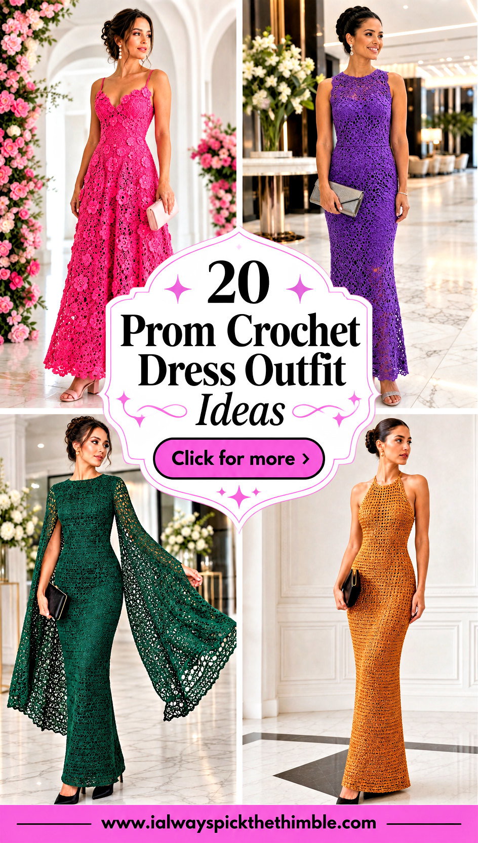 20 Prom Crochet Dress Outfit Ideas for a Handmade Evening - 20 Prom Crochet Dress Outfit Ideas for a Handmade Evening