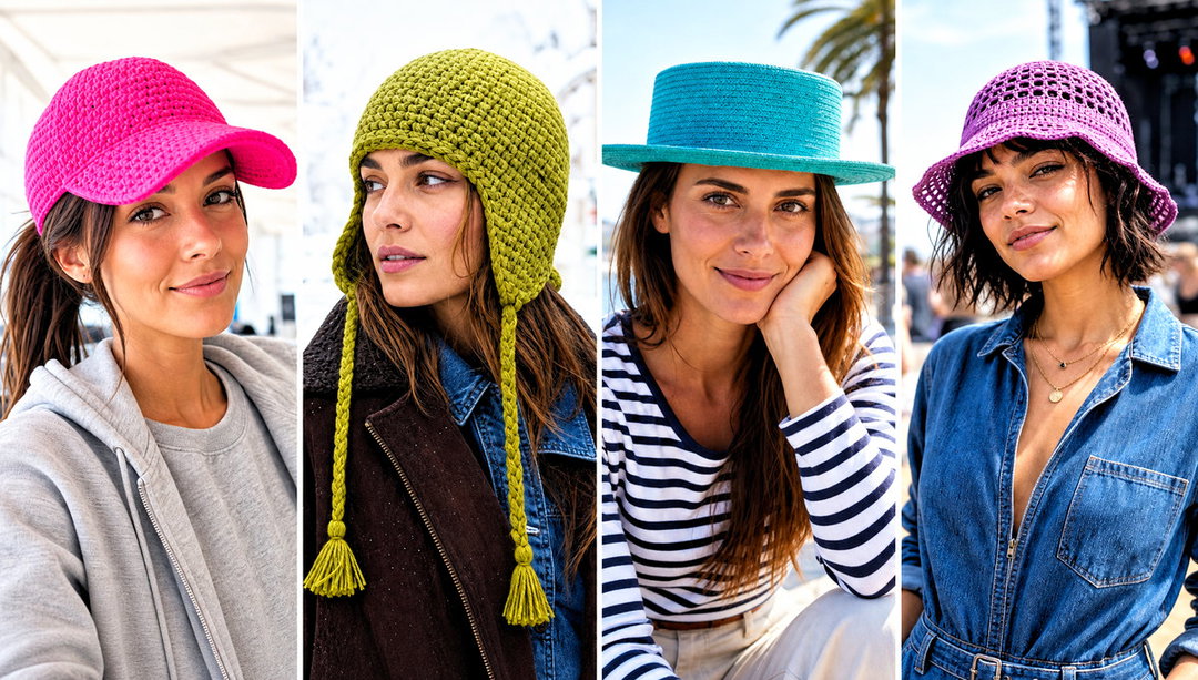 20 Quick Crochet Hats Outfit Ideas for Weekend Layers