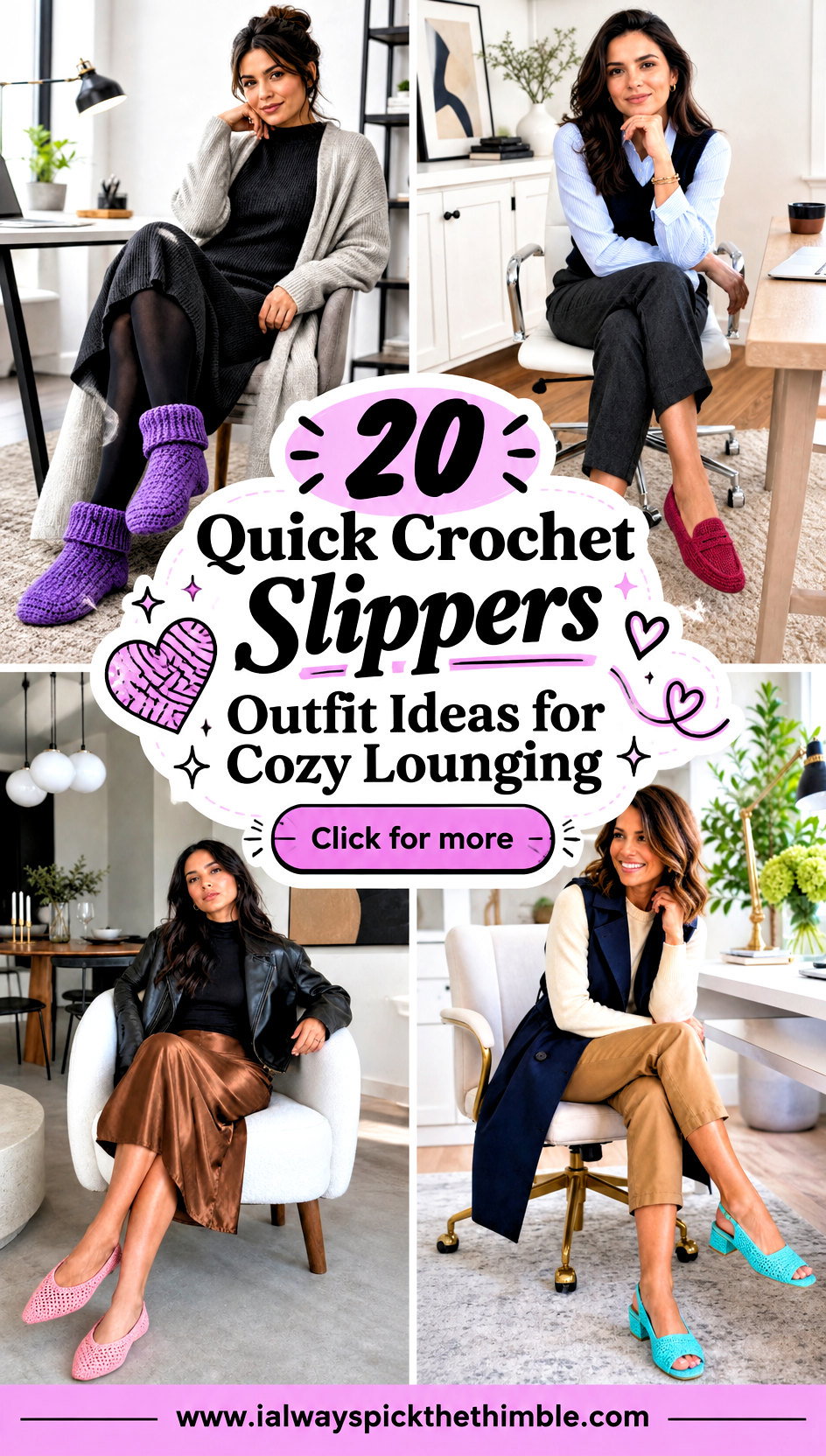 20 Quick Crochet Slippers Outfit Ideas for Cozy Lounging - 20 Quick Crochet Slippers Outfit Ideas for Cozy Lounging