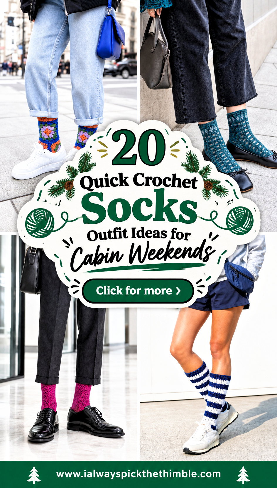 20 Quick Crochet Socks Outfit Ideas for Cabin Weekends - 20 Quick Crochet Socks Outfit Ideas for Cabin Weekends