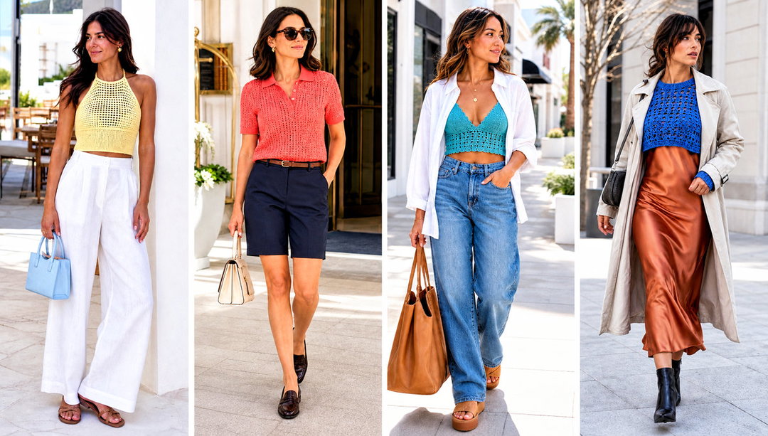 20 Quick Crochet Top Outfit Ideas for Relaxed Outings