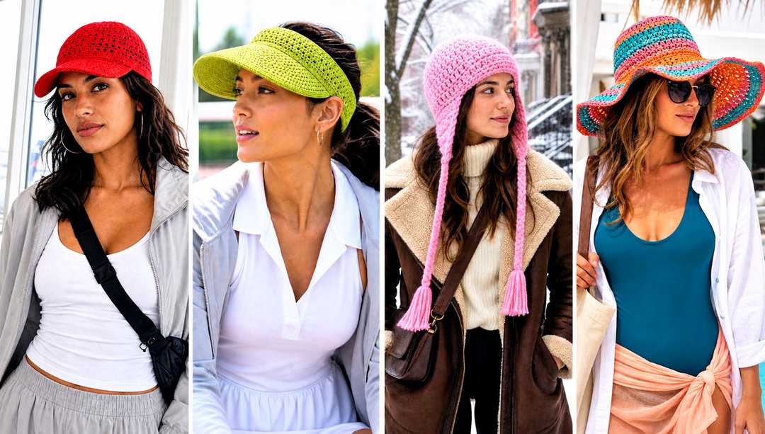 20 Quick and Easy Crochet Hat Outfit Ideas for Easy Layers
