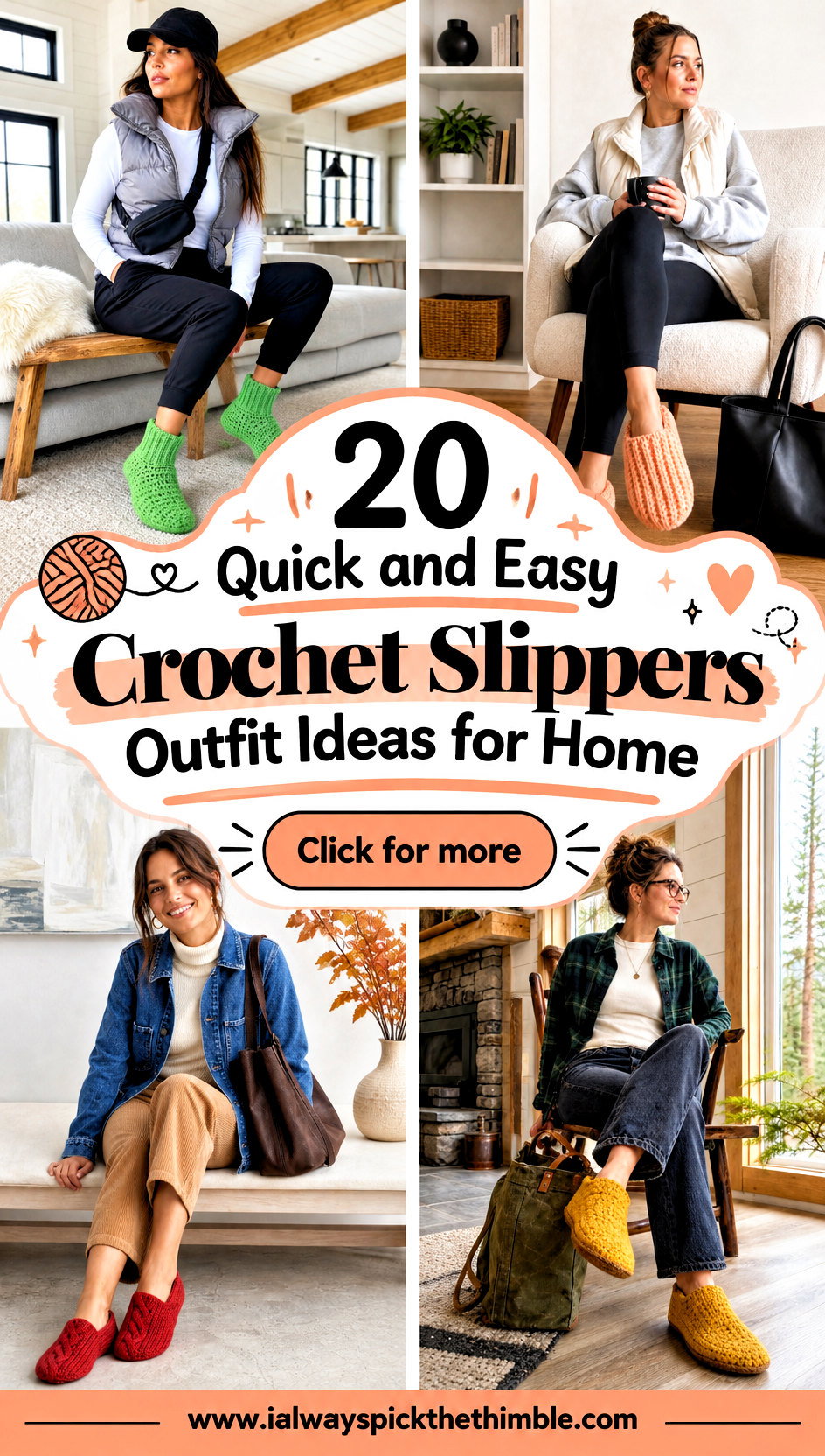 20 Quick and Easy Crochet Slippers Outfit Ideas for Home - 20 Quick and Easy Crochet Slippers Outfit Ideas for Home