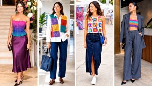 20 Rainbow Crochet Top Outfit Ideas for Festival Season