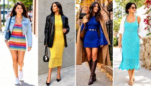 20 Selena Gomez Crochet Dress Outfit Ideas for Date Night