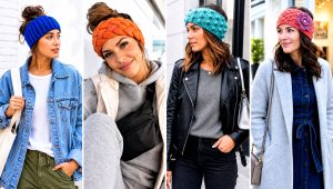20 Simple Crochet Ear Warmer Outfit Ideas for Snow Days