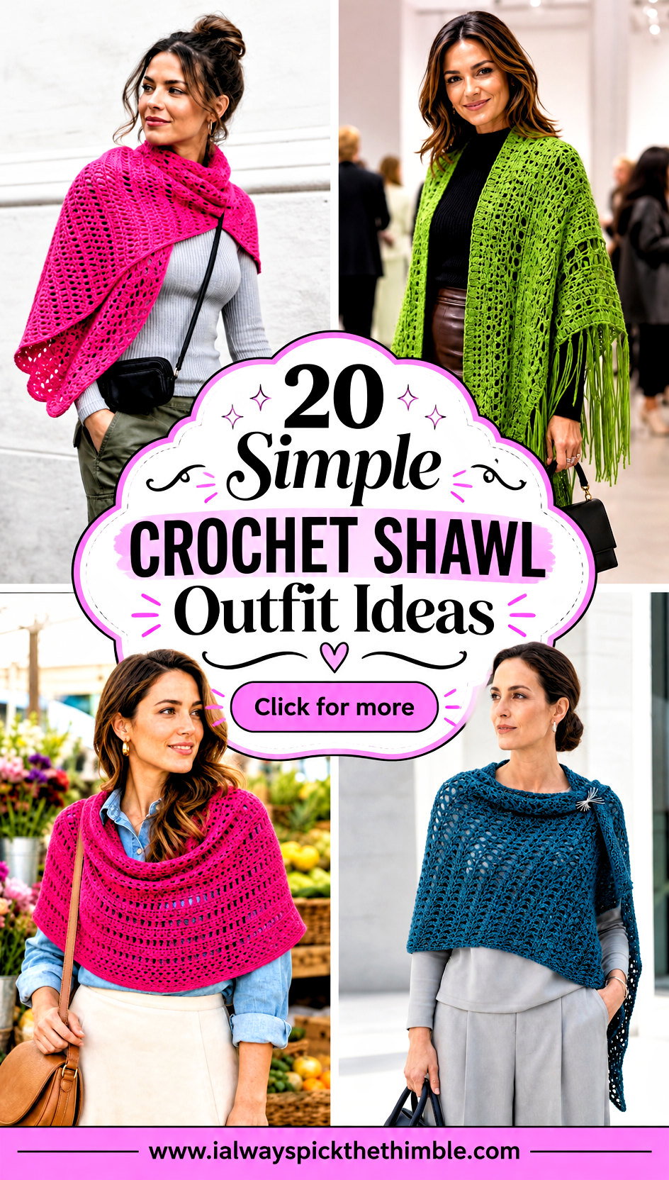 20 Simple Crochet Shawl Outfit Ideas for Dressy Evenings - 20 Simple Crochet Shawl Outfit Ideas for Dressy Evenings
