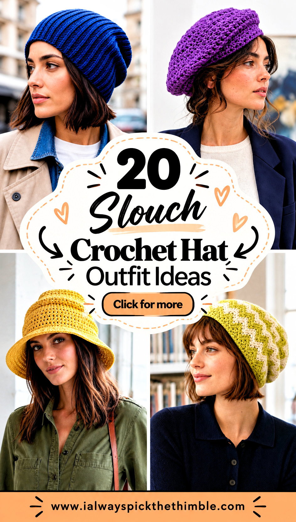 20 Slouch Crochet Hat Outfit Ideas for Coffee Runs - 20 Slouch Crochet Hat Outfit Ideas for Coffee Runs