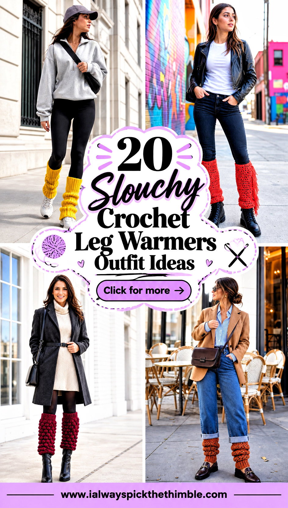 20 Slouchy Crochet Leg Warmers Outfit Ideas for Chilly Days - 20 Slouchy Crochet Leg Warmers Outfit Ideas for Chilly Days