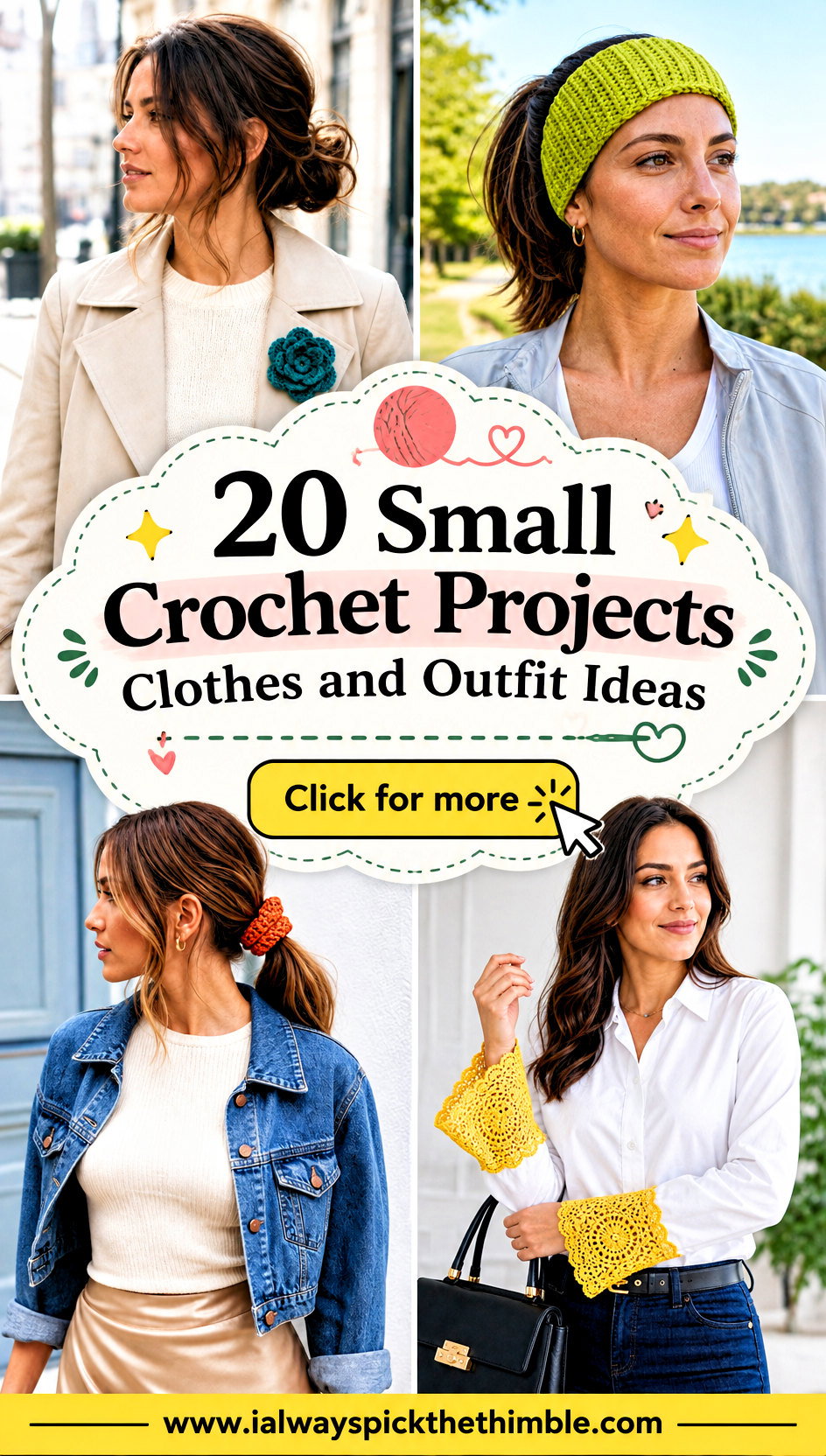 20 Small Crochet Projects Clothes and Outfit Ideas - 20 Small Crochet Projects, Clothes and Outfit Ideas