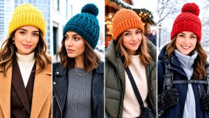 20 Snowy Wheat Crochet Hat Outfit Ideas for Weekend Wear