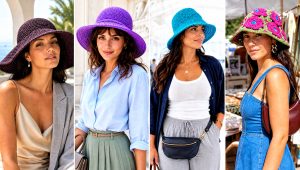20 Summer Crochet Sun Hat Outfit Ideas for Poolside Style