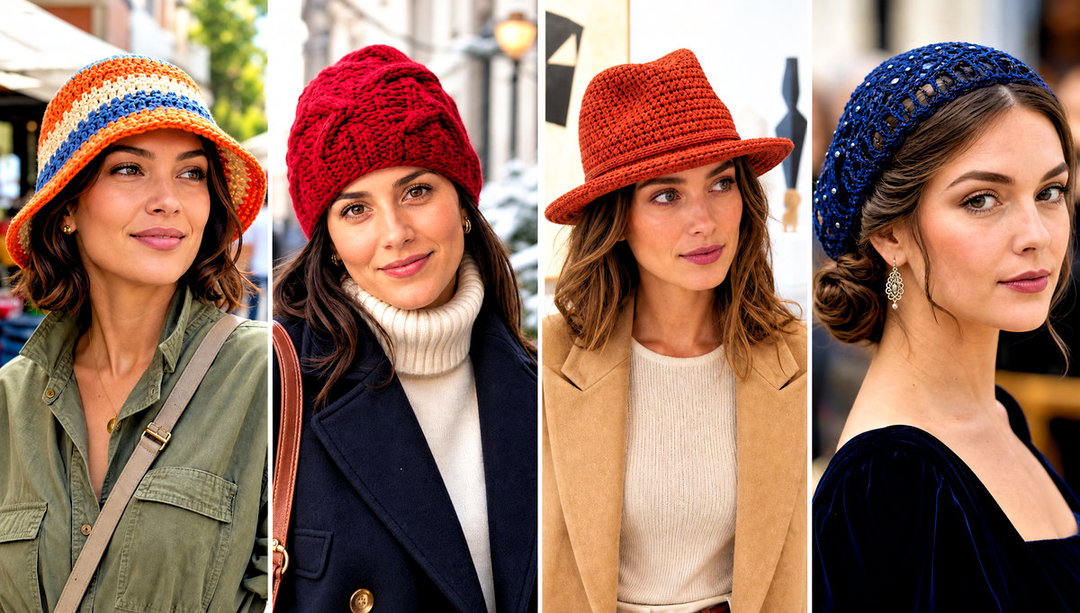 20 Taylor Swift Crochet Hat Outfit Ideas for Festival Days