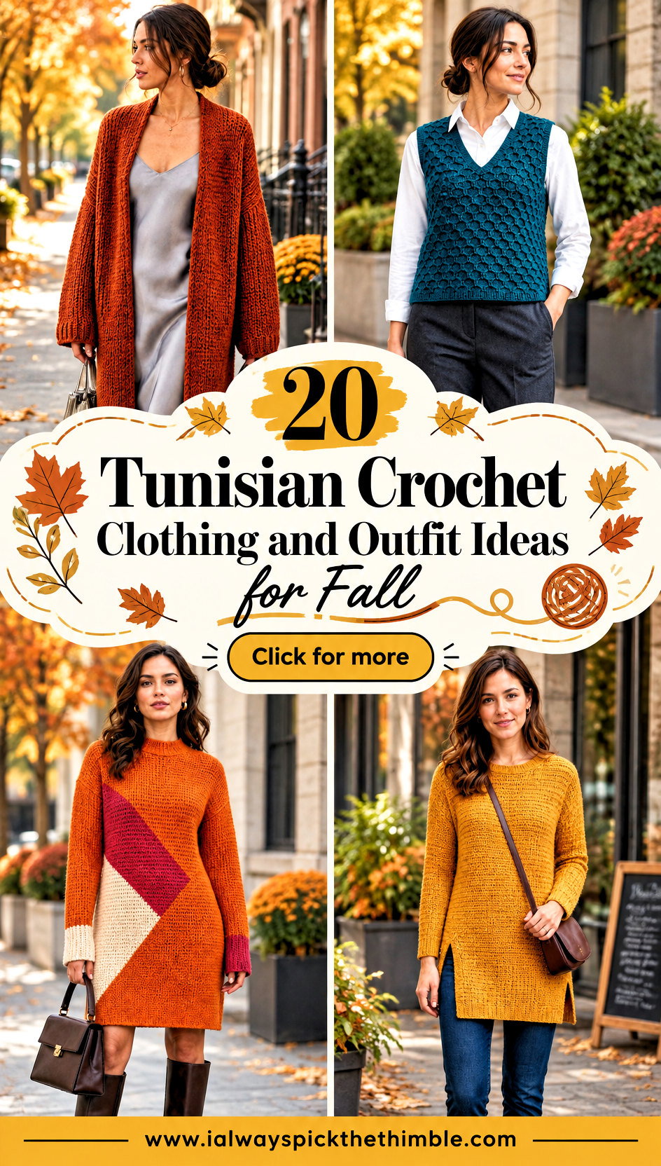 20 Tunisian Crochet Clothing and Outfit Ideas for Fall - 20 Tunisian Crochet Clothing and Outfit Ideas for Fall