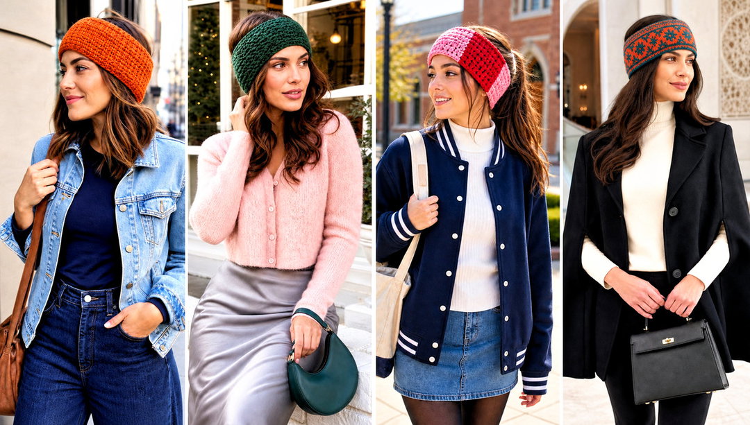 20 Tunisian Crochet Ear Warmer Outfit Ideas for Snow Days