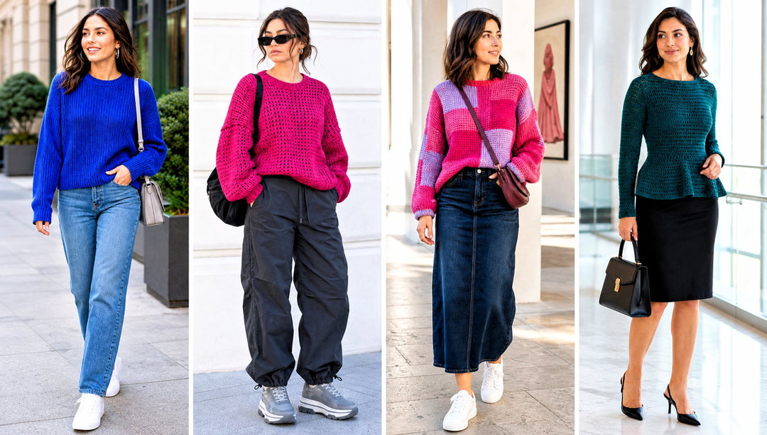 20 Tunisian Crochet Pullover Outfit Ideas for Cozy Days